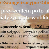 REKOLEKCJE EWANGELIZACYJNE ODNOWY (REO)